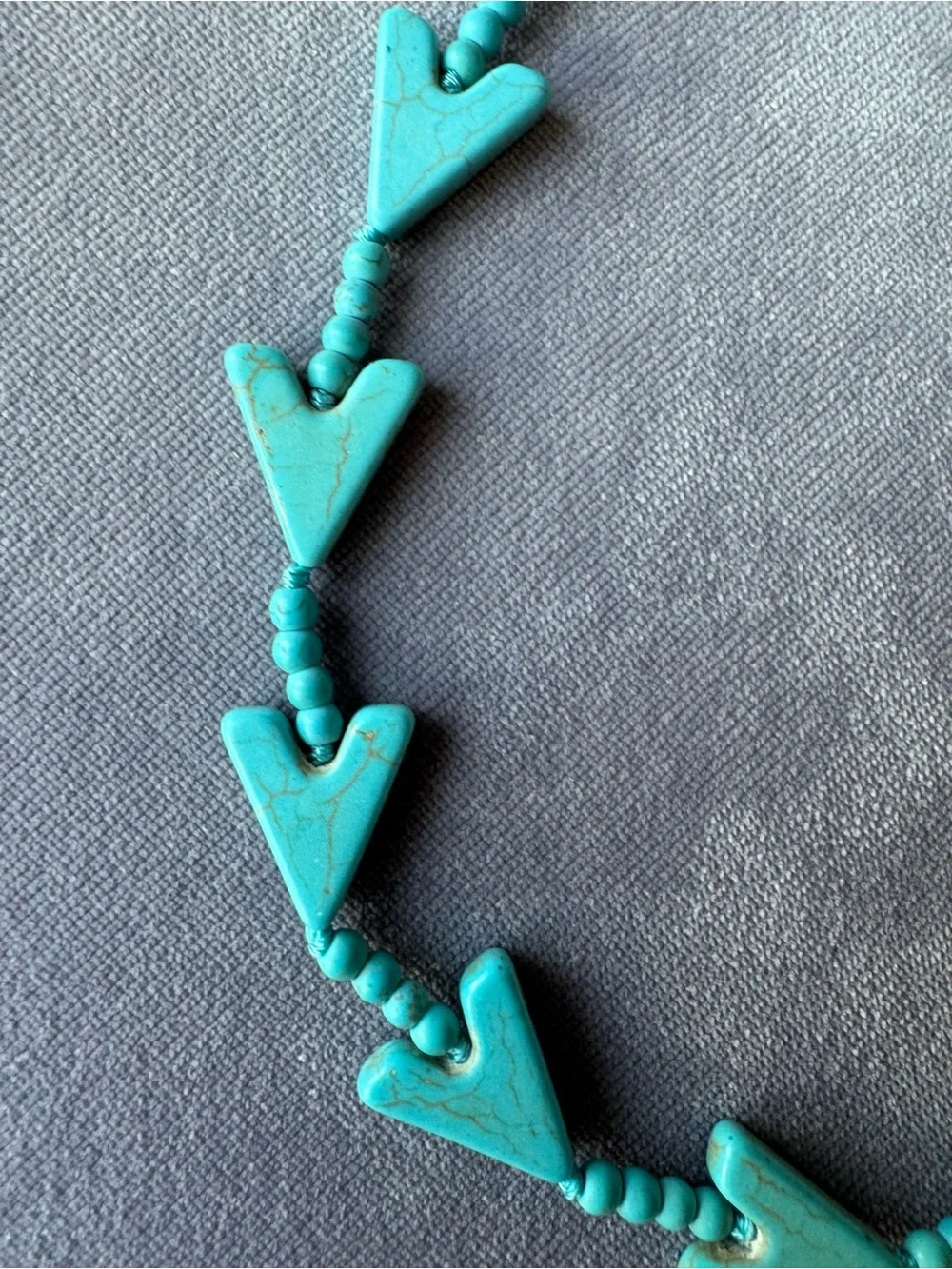 NWOT Tuckernuck Texas Arrow Turquoise Necklace